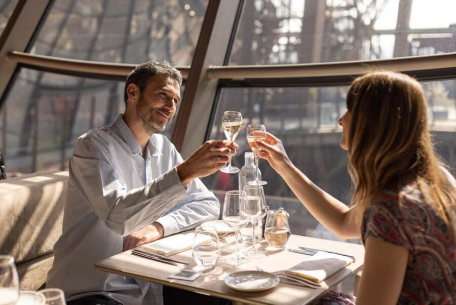 Paris: Eiffel Tower's Madame Brasserie 3-course lunch 12:00 - Getting in fast: entrance 1 (South), express security, and your lift ticket